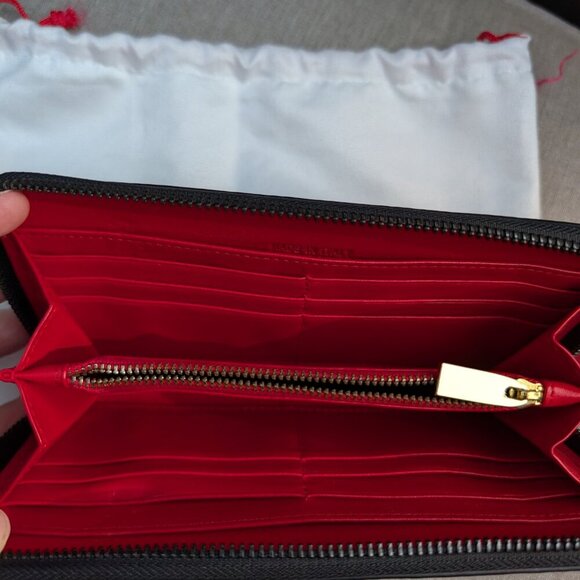 Christian Louboutin Rainbow Rock Stud Spiked Leather Wallet EUC - Picture 13 of 17